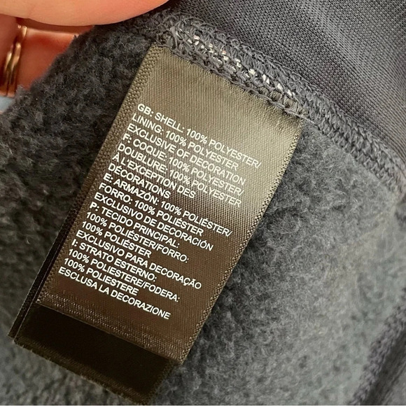 The North Face Sweater Fleece Jacket Urban Navy Heather size XL Style NF0A3LH7 - Picture 7 of 11